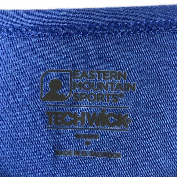 Eastern Mountain Sports TechWick Blue Short Sleeve - Picture 9 of 9